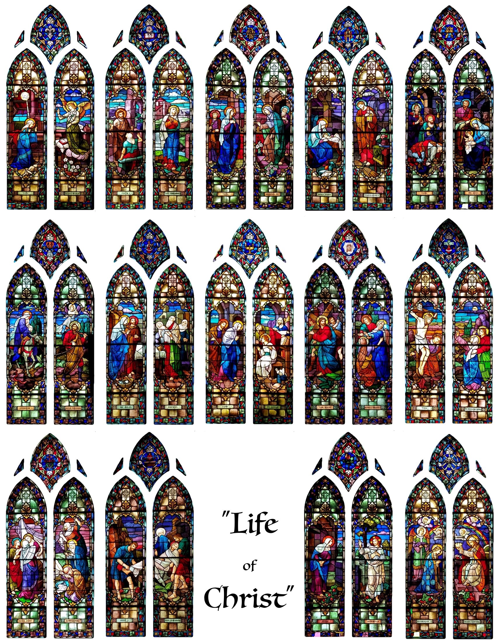 antique church stained glass